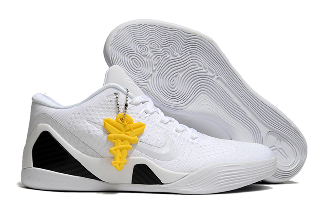 Men's Running Weapon Kobe 9 White Shoes 0100